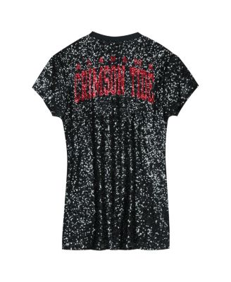Preschool Black Alabama Crimson Tide Sequin V-neck Dress