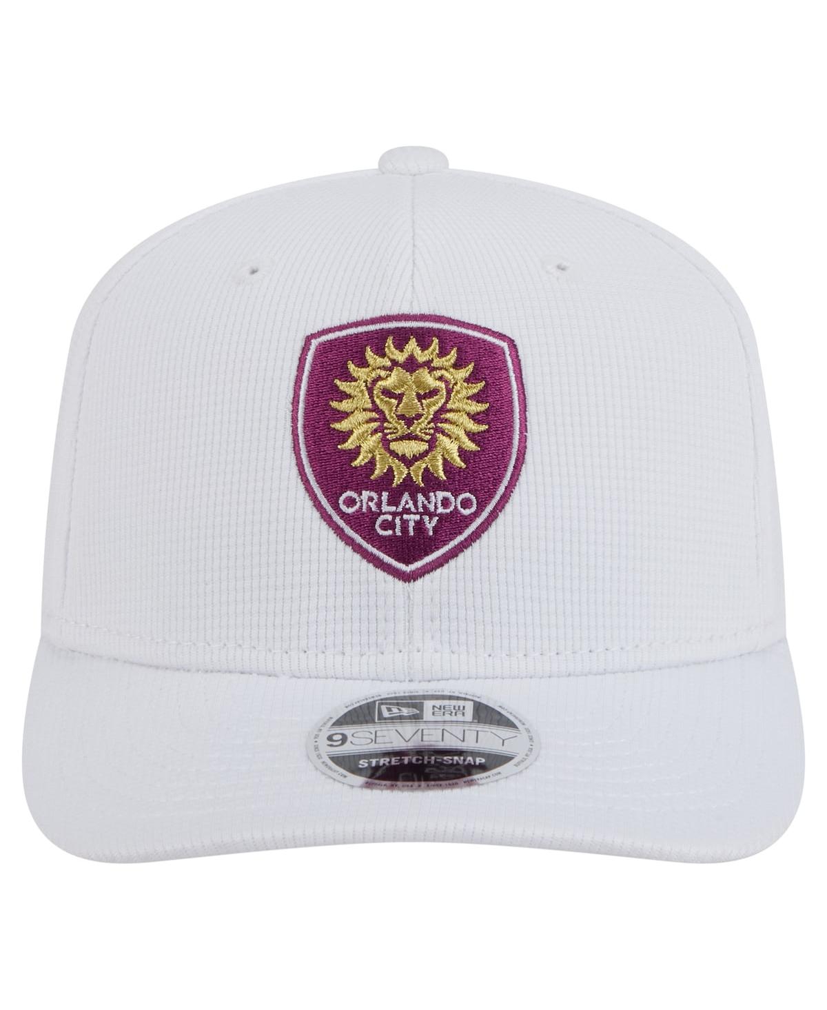 Shop New Era Men's White Orlando City Sc 2025 Jersey Hook 9seventy Stretch-snap Hat