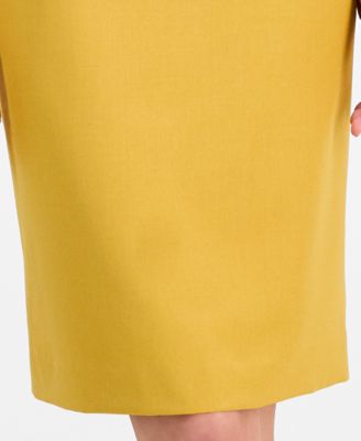 Women's Shawl-Collar Jacket & Sleeveless Dress Suit Set, Regular & Petite 