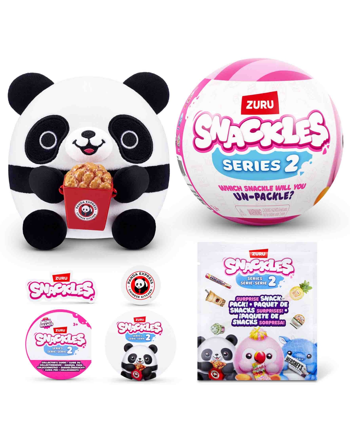 Snackles Series 2 Capsule Plush Toy In Multi