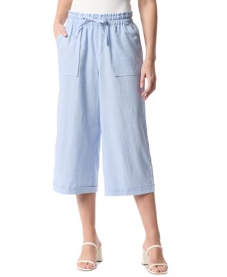 Gloria Vanderbilt - Rainey Pull-On Wide-Leg Cropped Pants