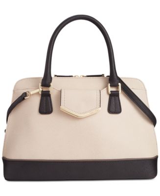 Calvin Klein On My Corner Saffiano Satchel - Handbags & Accessories - Macy&#39;s