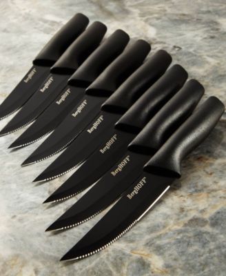 Serrated Stainless Steel 8-Piece Steak Knife Set