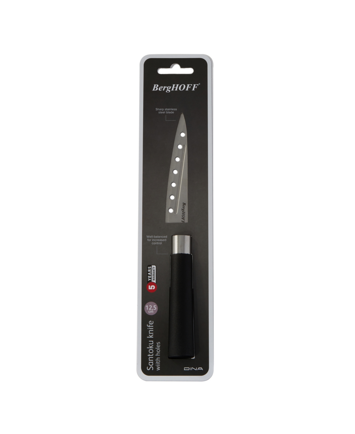 Berghoff Dina Codon 5" Santoku Knife In Black