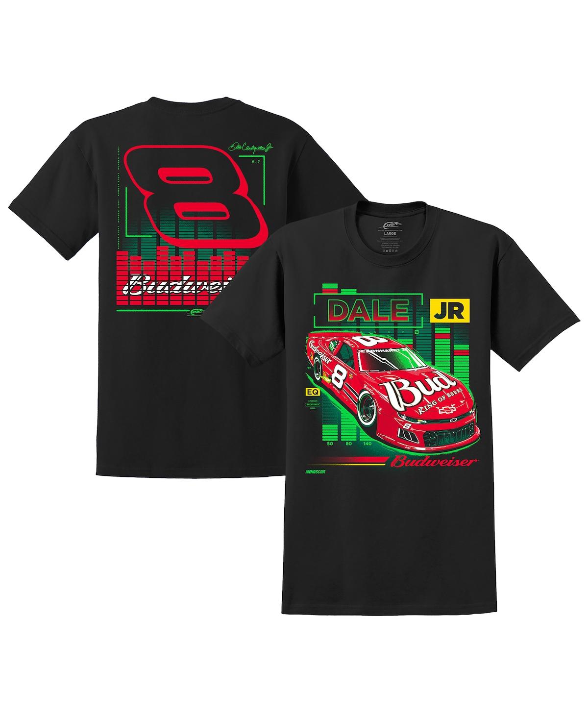 Men's Black Dale Earnhardt Jr. Budweiser Car T-Shirt - Black