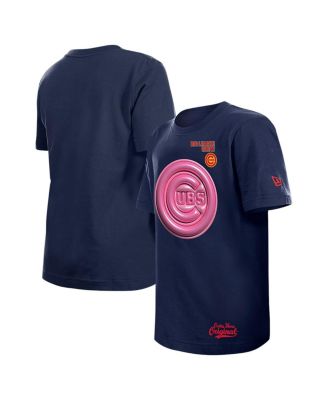 New Era - Big Boys and Girls Navy Chicago Cubs T-Shirt