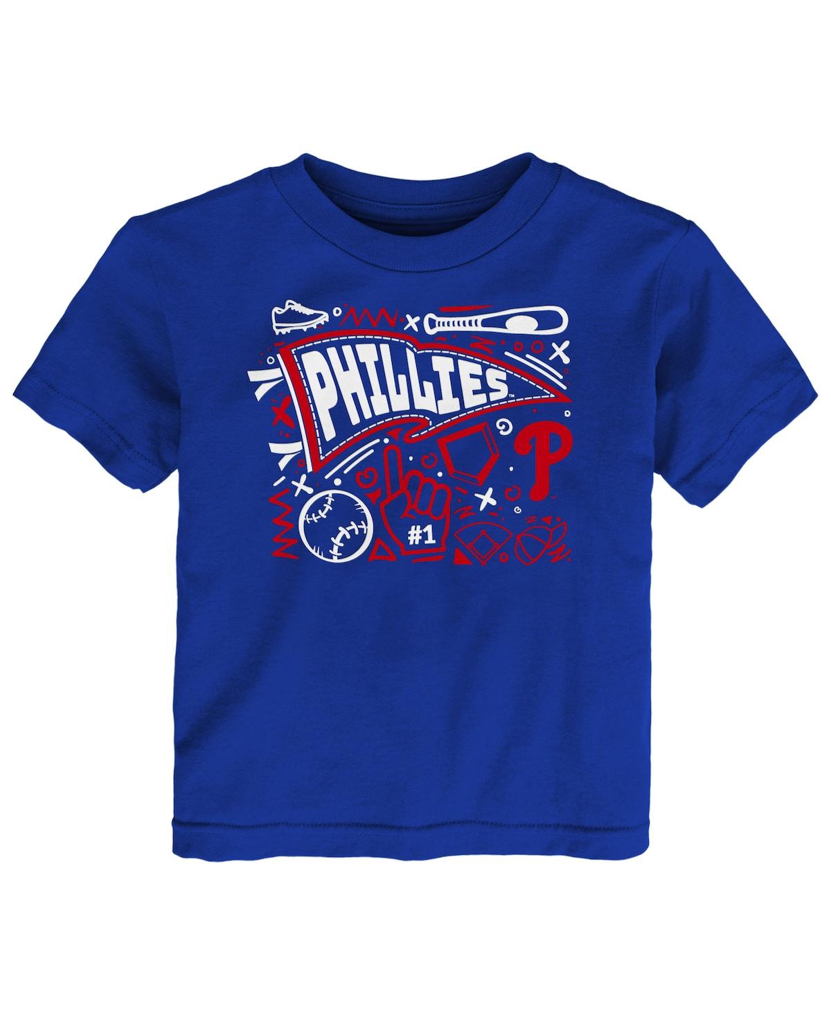Outerstuff Toddler Royal Philadelphia Phillies Ballpark Fun T-shirt In Royal