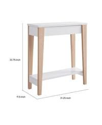 Entryway Console Table – Drawer, Shelf & Stylish Tapered Legs