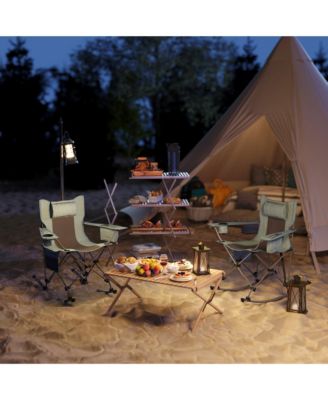 Camp Chairs for Adults, 2 Pack Outdoor Folding Chairs,