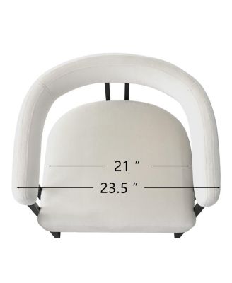 Set of 2 Modern Velvet Counter Stools with Curved Back, Metal Legs & Upholstered Seat