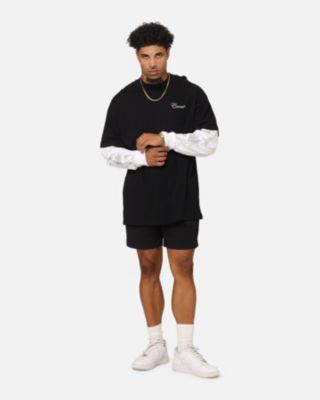 Men's Rosebowl Layered Long Sleeve T-Shirt, Blue, XS