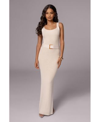 Plus Size Black Moonrise Ribbed Maxi Dress