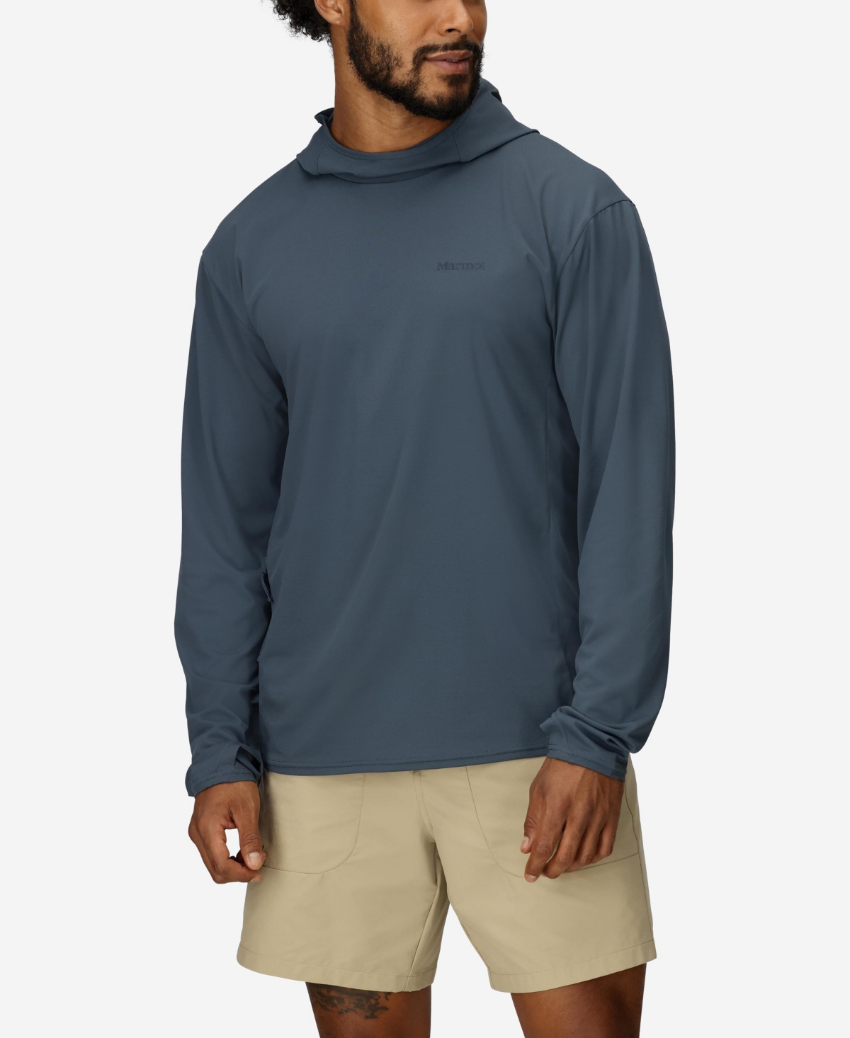 Men's AirExchange Ultraviolet Protection Factor 50 Hoodie - Agate green