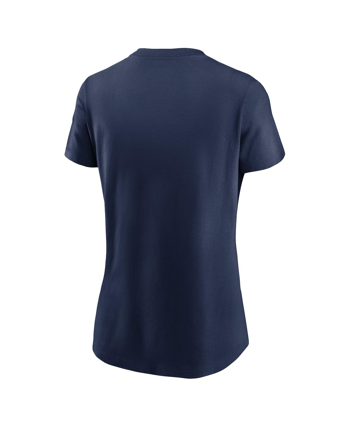 Nike Women's Navy Kansas City Royals City Connect Wordmark T-shirt In Navy
