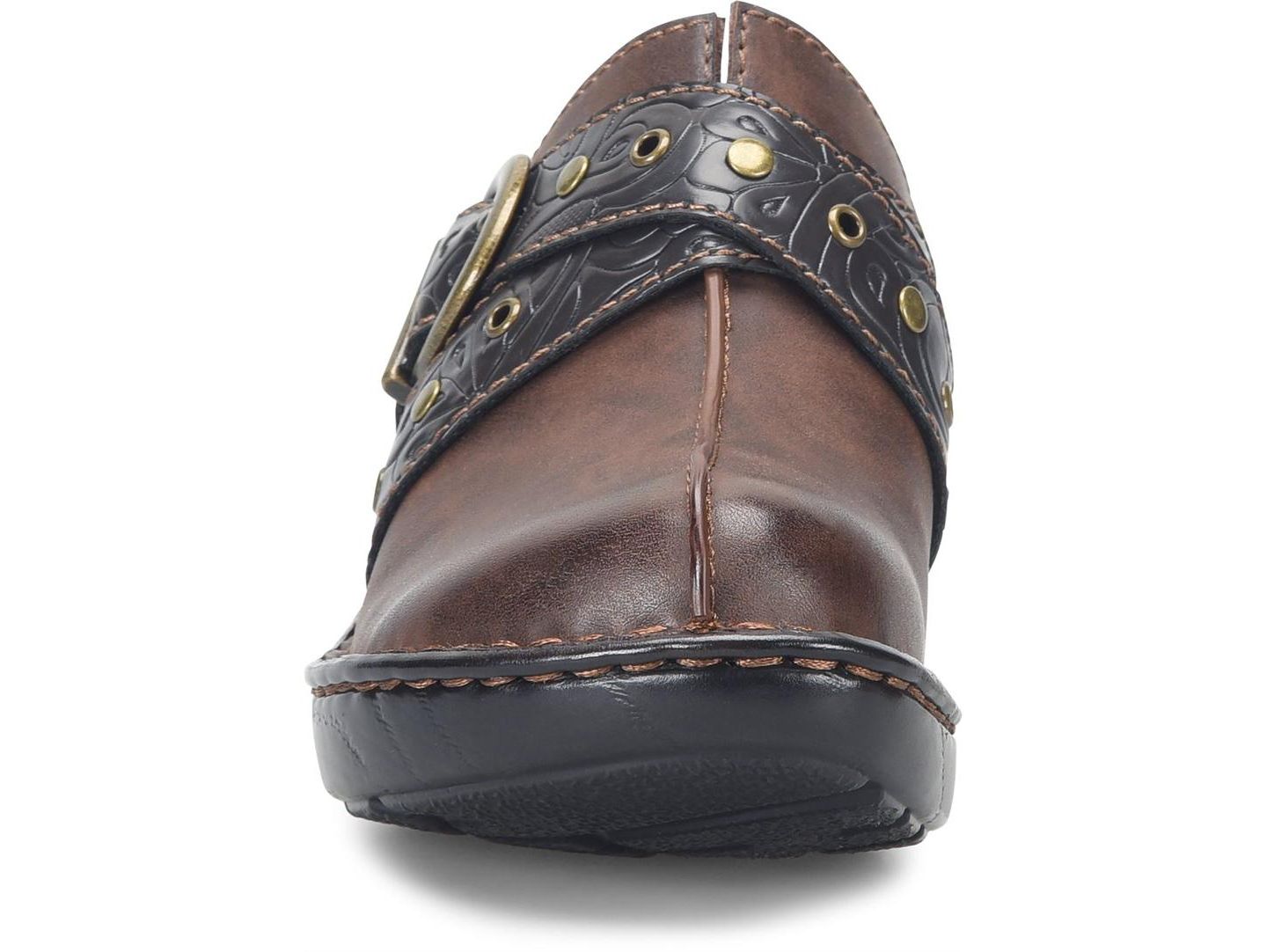 Женские сабо b.o.c. Karley Clog Slip-On Mules, цвет: Тёмный коричневый — фото 7