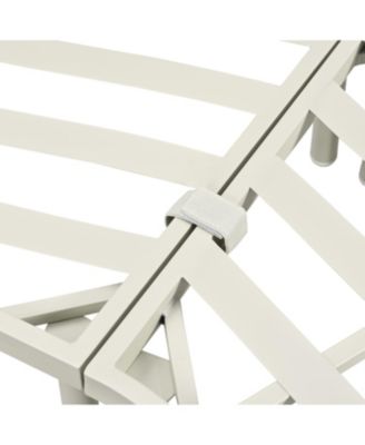 6-Piece Half Moon Patio Sofa Set, Wicker, Glass Tables, Cushions & Pillows