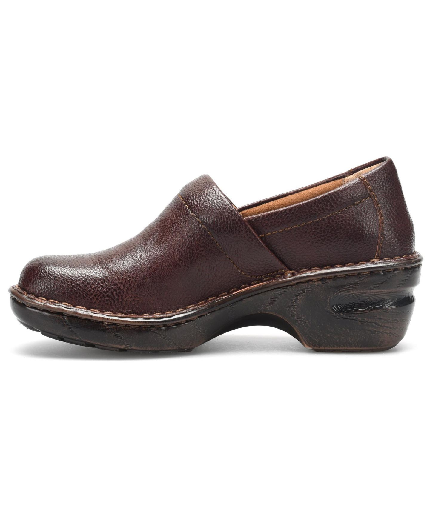 Женские сабо b.o.c. Peggy Clog Slip-On Flats, цвет: Тёмный коричневый — фото 5