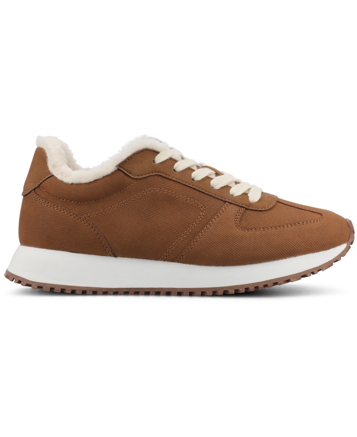 Journee Collection Women's Flow Casual Lace Up Sneakers In Brown