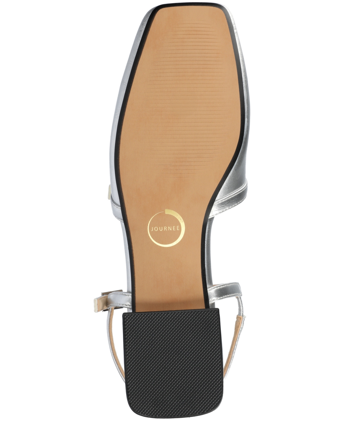 Journee Collection Gretchenn Womens Square Closed Toe Mary Jane Shoes In Gray