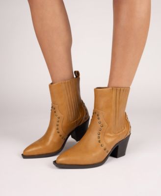 Women's Braylee Block Heel Western Ankle Booties