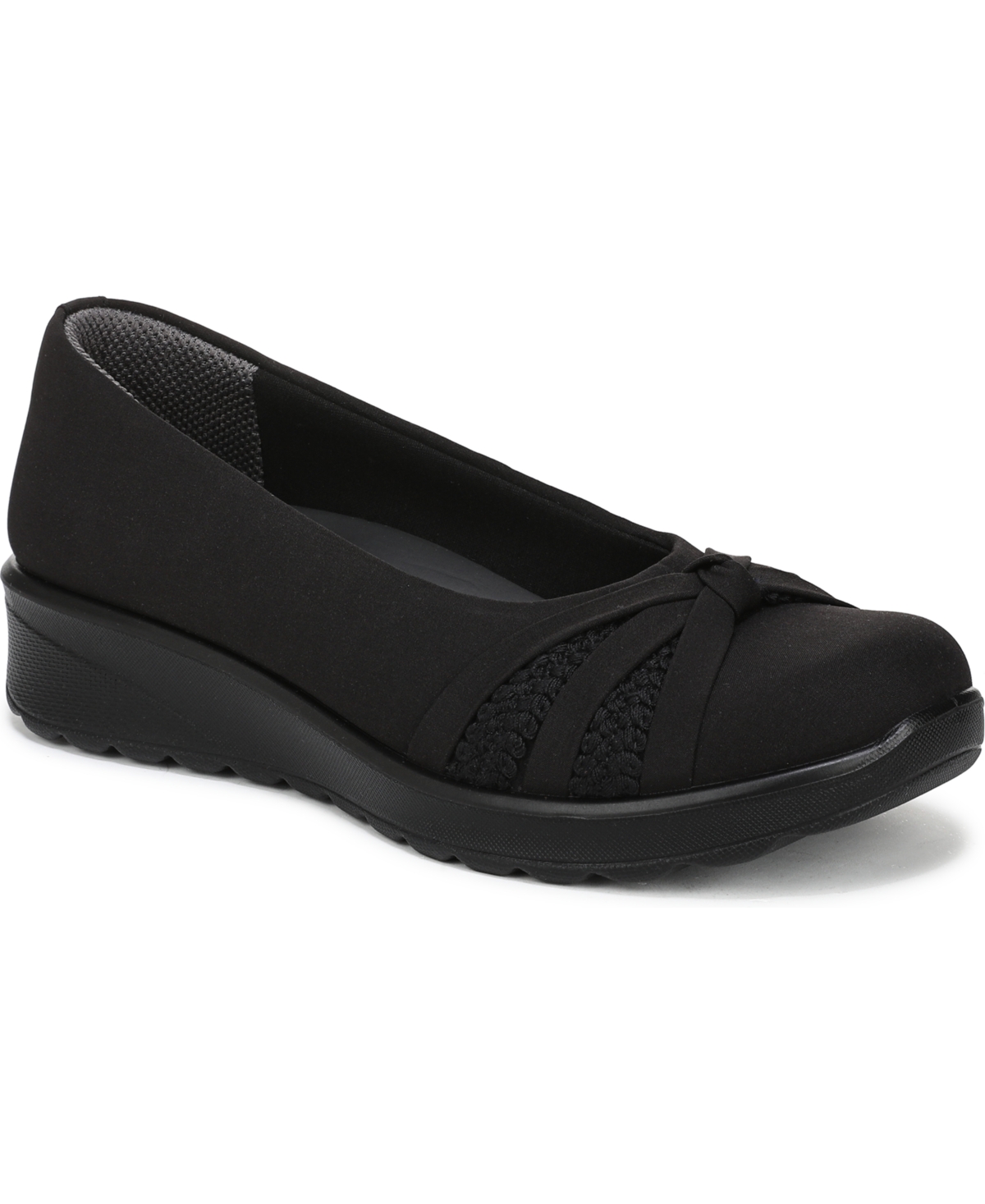 LIFESTRIDE WOMEN'S GEM KNOT WASHABLE SLIP ON BALLERINA FLATS 