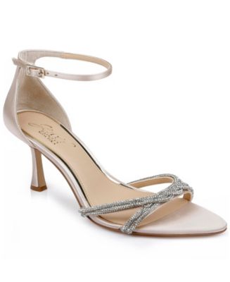 Jewel Badgley Mischka Women's Vani Almond Toe Evening Sandals - Macy's