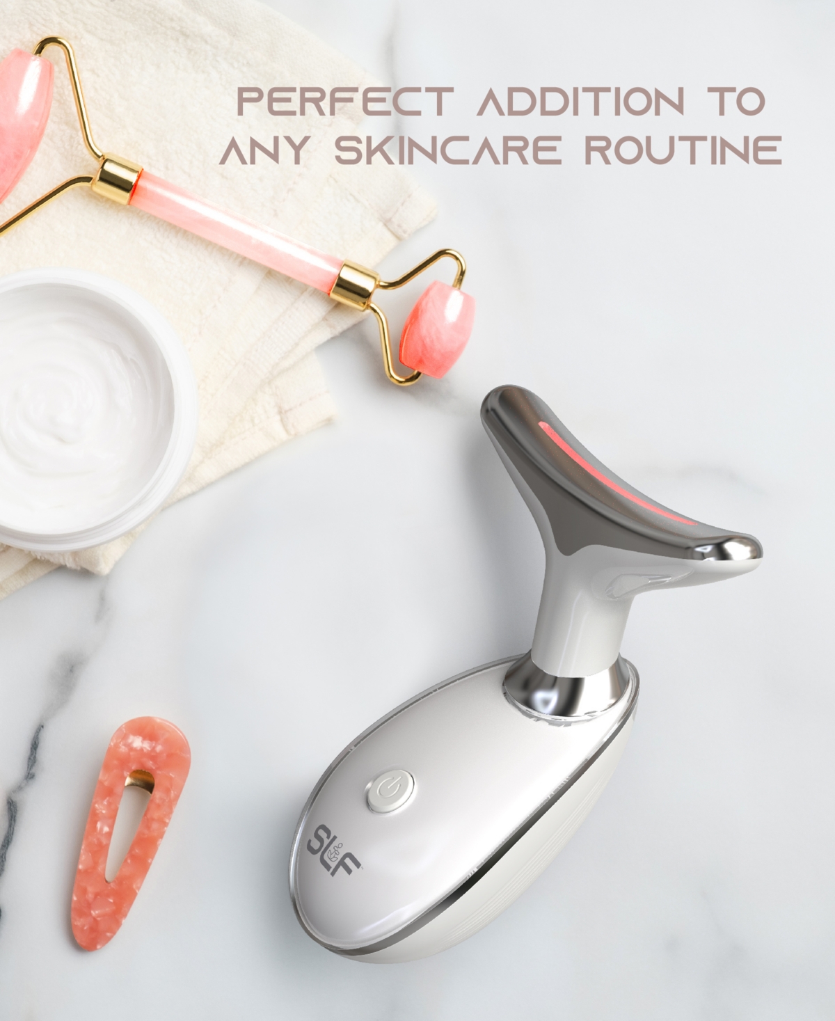 Tzumi Slf Pulse Red Light Cordless Skin Rejuvenator In White
