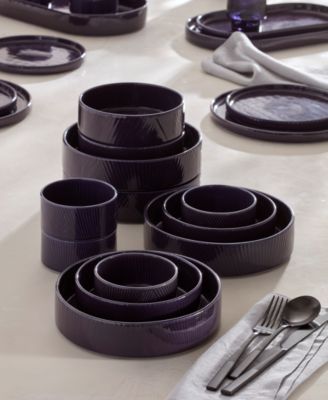 Modulus 12 Pc. Porcelain Bowl Set, Service for 4