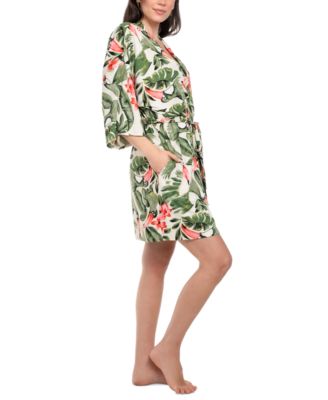 Women's Toucan Printed Wrap Robe