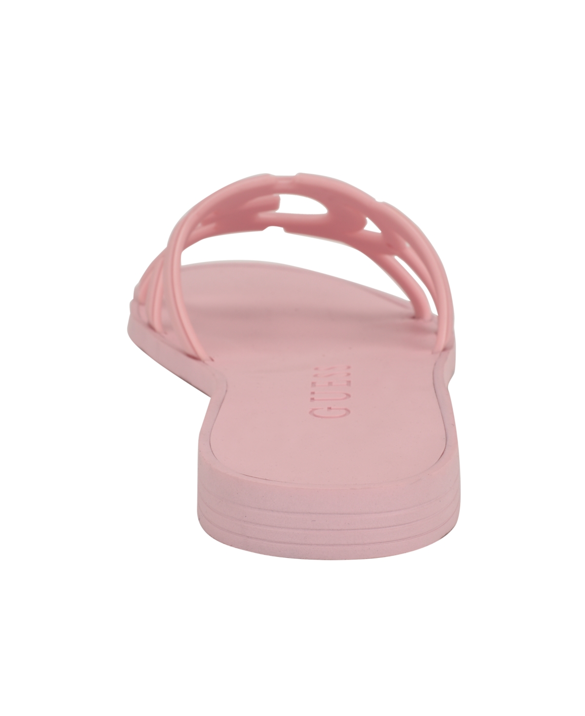 Guess Elyho Jelly Slide Sandal In Pink