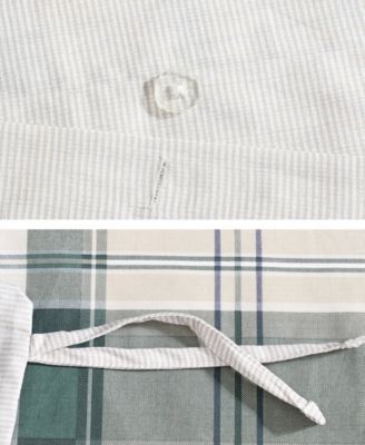 Timbers Plaid Duvet Cover Set, King