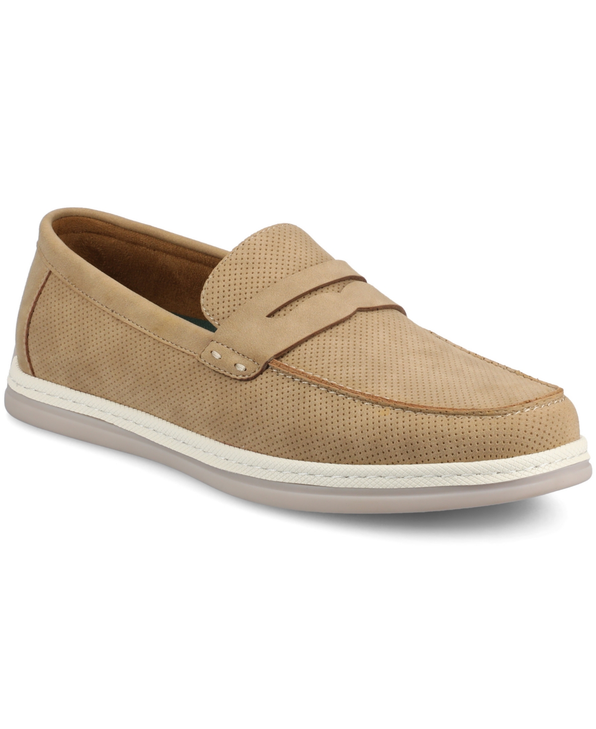 Men's Brantley Casual Flexible Penny Loafers - Taupe