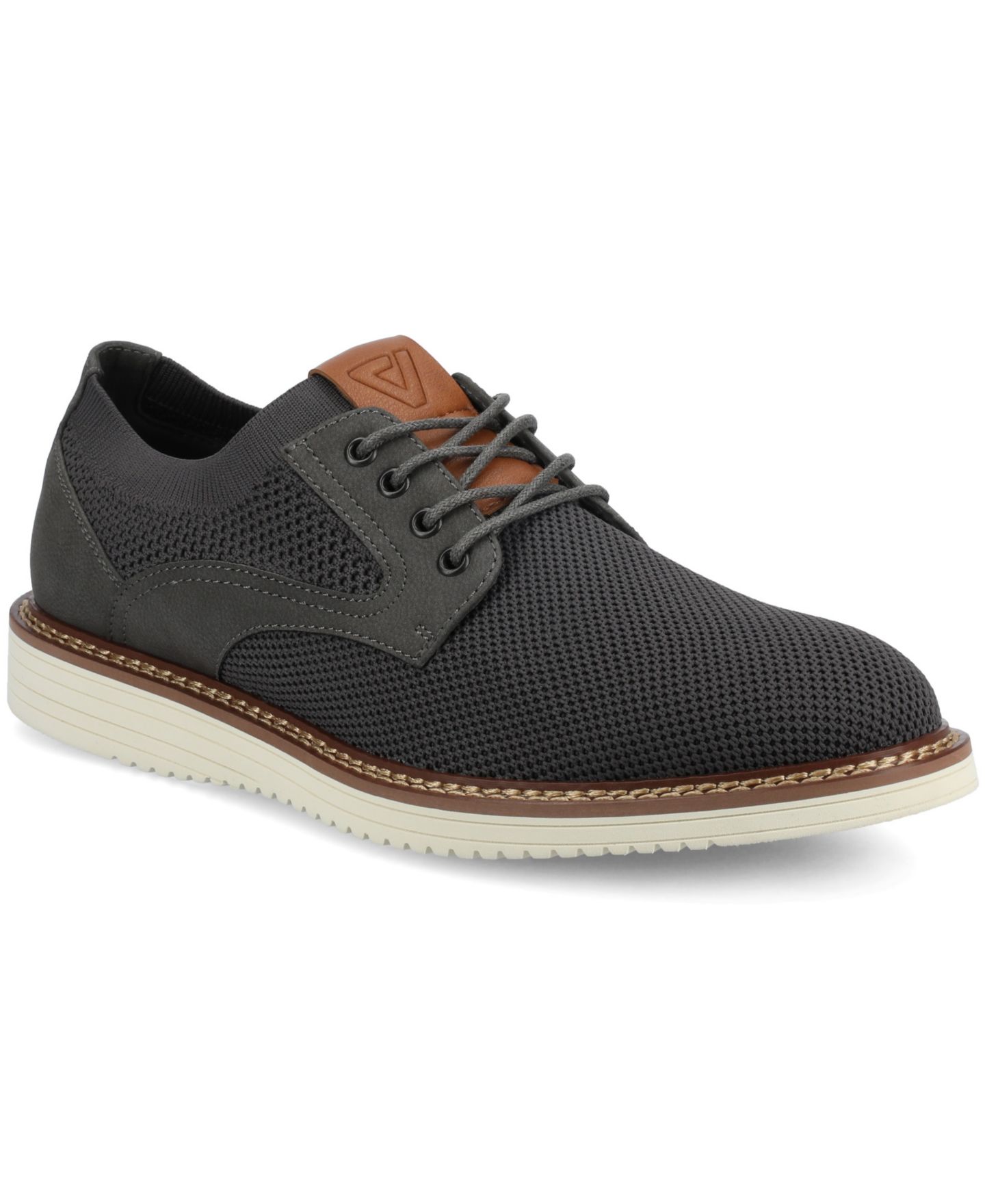 Обувь Vance Co. Men's Merrick Comfort Dress Shoe, цвет: Серый — фото 1
