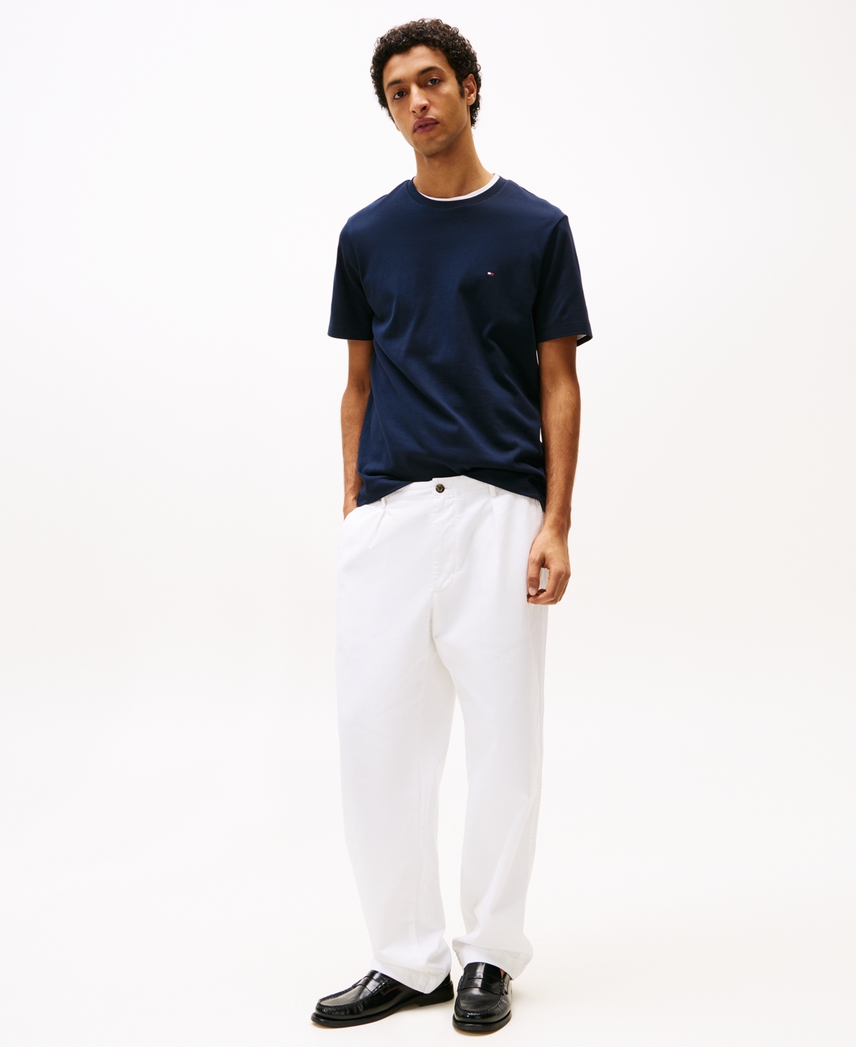 Tommy Hilfiger Men's Light Interlock T-shirt In Blue
