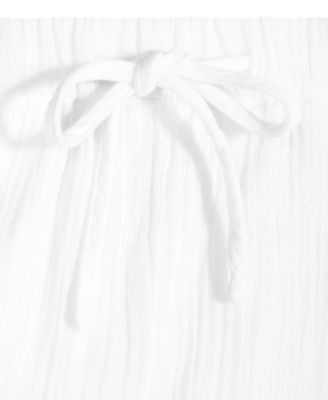 Women's Cotton Gauze Drawstring Shorts, Exclusively at Macy's