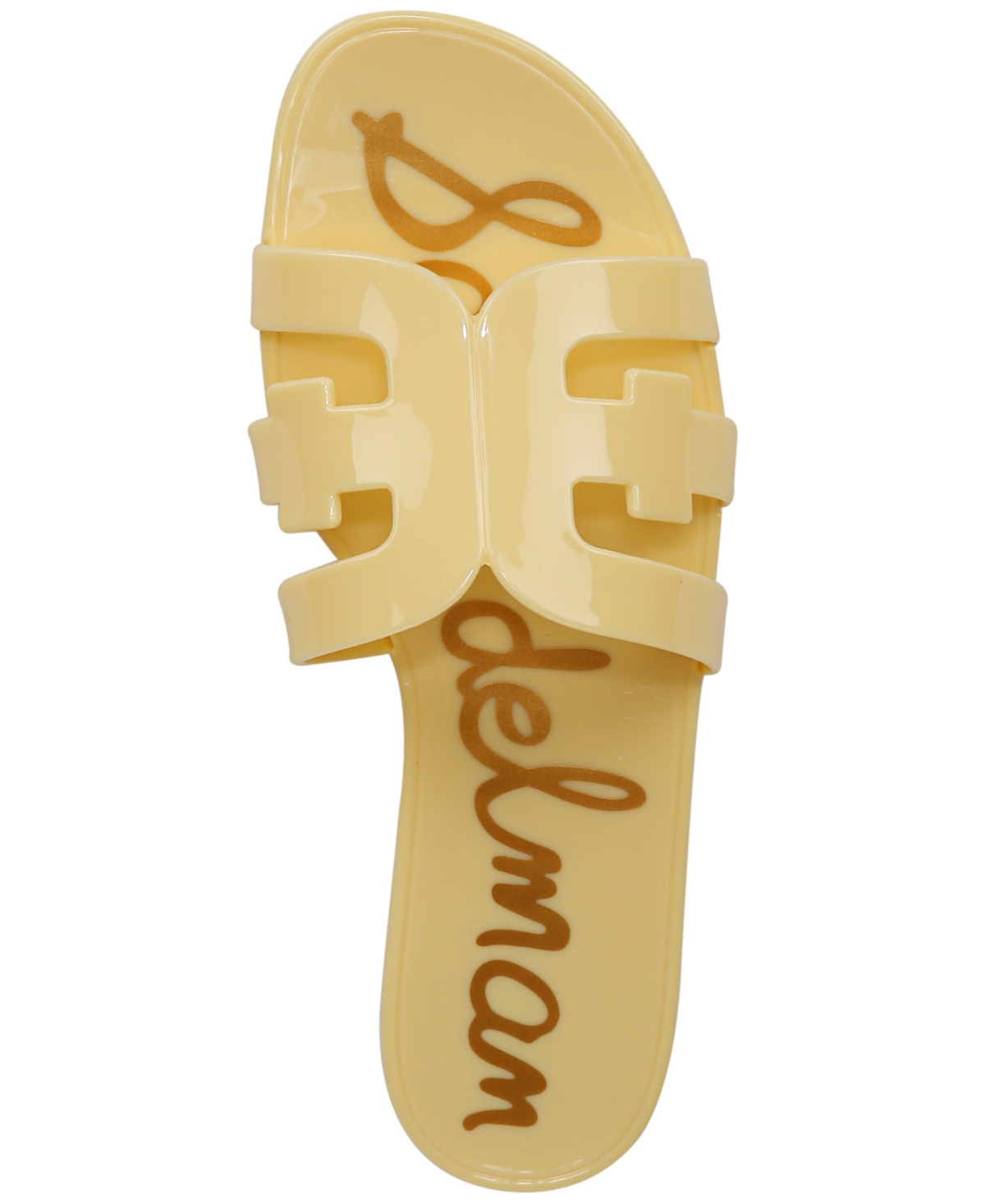Sam Edelman Bay Jelly Slide Sandal In Buttercup