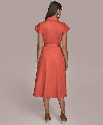 Donna Karan New York Women's Cotton Shirt Dress