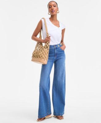 Women's Twist-Front Cotton Tank Top, Exclusively at Macy's