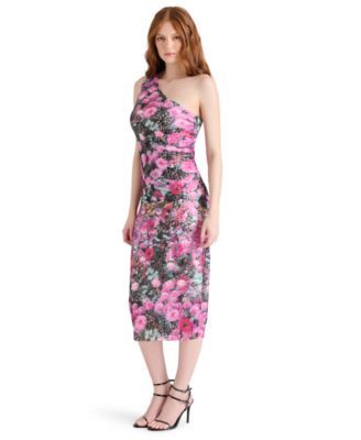 Women's Sacha Printed Lace One-Shoulder Sheath Dress