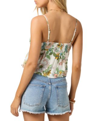 Juniors' Tayla Woven Tank Top