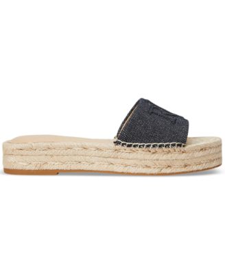 Lauren Ralph Lauren Women's Polly Espadrille Flat Sandals