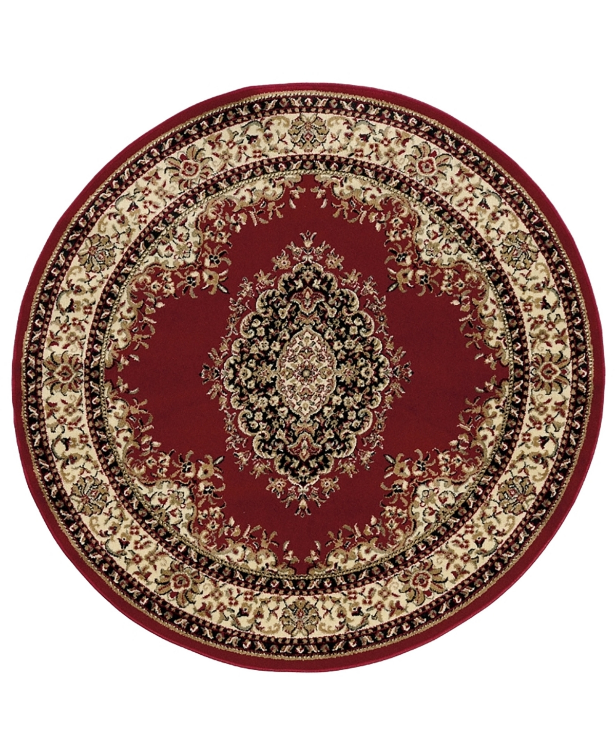 KM HOME CLOSEOUT! KM HOME PESARO 1595 5'3"X5'3" ROUND AREA RUG 
