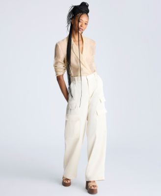 Women's High-Rise Cargo Pants