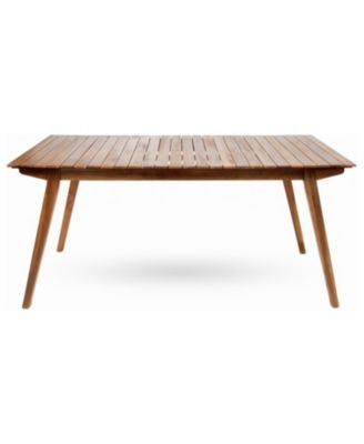 Streamdale Outdoor 6 Seater Acacia Wood Dining Set with Cushins,Finish and Cream