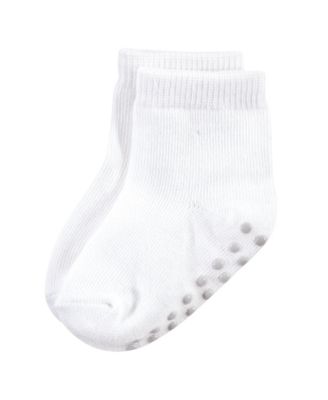 Baby Girls 8Pk Natural Non Skid Crew Socks