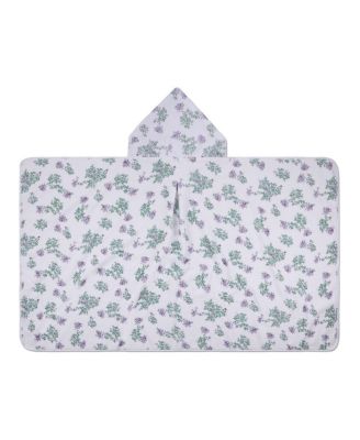 Baby Girls Floral Cotton-Lined Hooded Towel