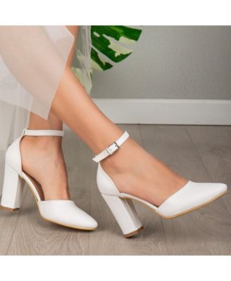 Gisele High Block Heel Pumps