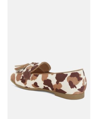 Moraug Faux Suede Tassels Loafers