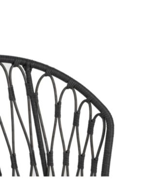 Streamdale Boho Rattan Patio Dining Chairs - Set of 2