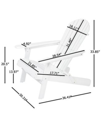 Streamdale Rustic Acacia Folding Adirondack Chair